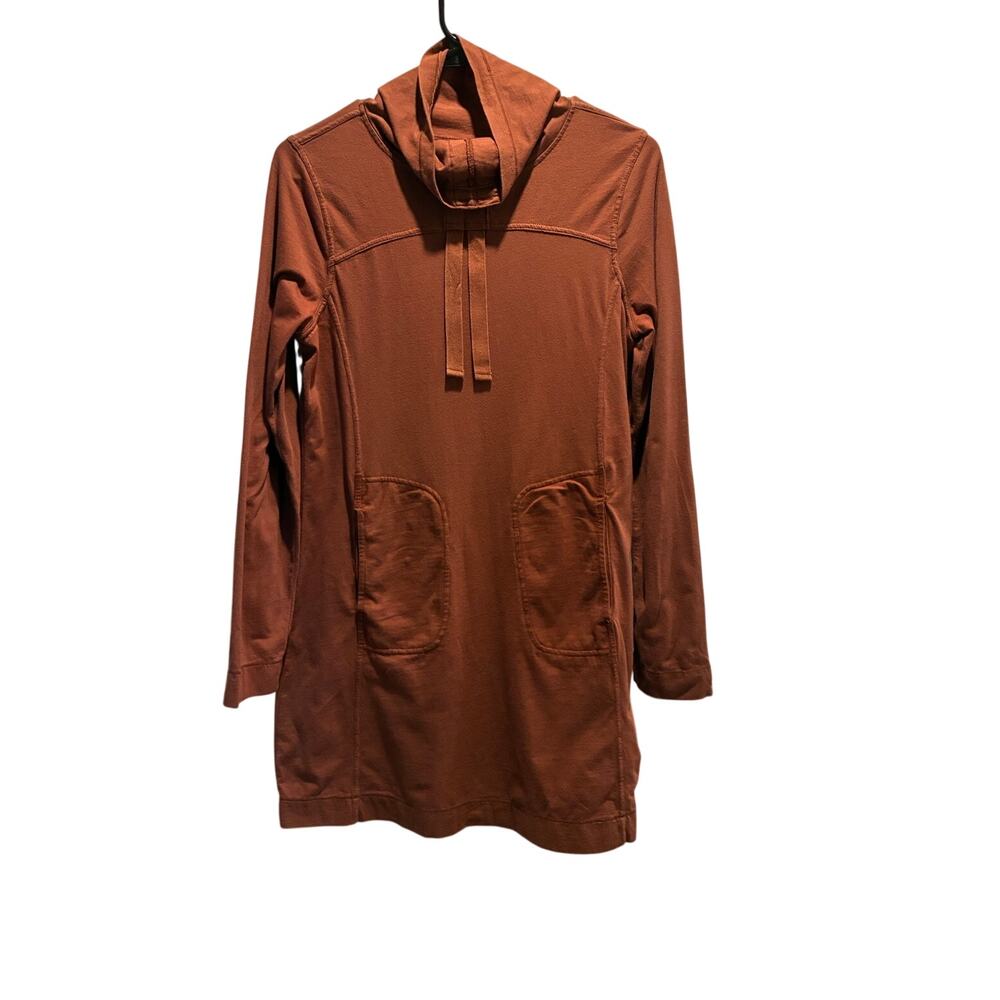 Neon Buddha Nirvana Long Sleeve Cowl Neck Tunic Dress